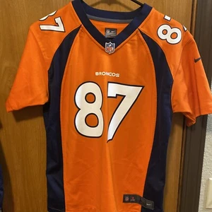 Denver Broncos Orange Nike  Decker Jersey Boy's Size L (14/16) - Picture 1 of 7