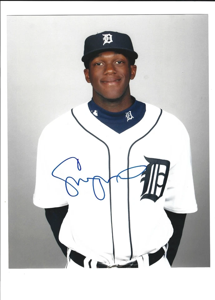 Cameron Maybin autograph signed 8 x 10 inch photo TIGERS - Image 1 of 1
