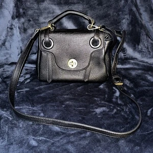 Ampere Creations, Cartera Linda, cuero negro. Muy buen estado. - Imagen 1 de 12