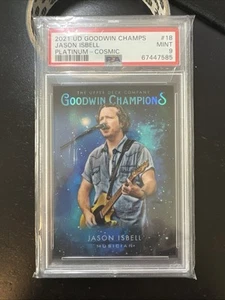 2021 Goodwin Champions #18 Jason Isbell Musician Cosmic /99 PSA 9 AL - Picture 1 of 1
