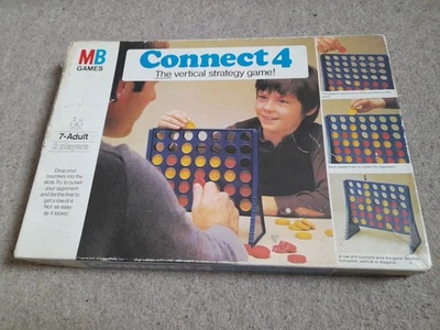 Connect 4 Vintage 1976 Retro Game, 100% Complete By MB Games - Image 1 of 4