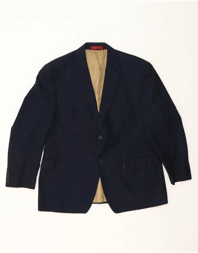 Chaqueta Blazer IZOD Para Hombres 2 Botones Reino Unido 40 Grande Azul Marino CT65 Foto 1 de 3