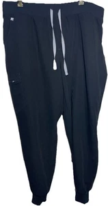 FIGS HW Zamora Joggers Scrub Pants Technical Collection XXL Womens Black - Picture 1 of 5