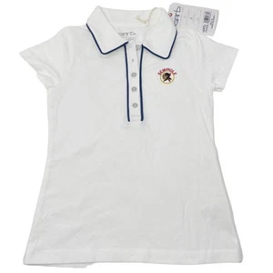 New Garb Kids Small Age 5-6 White Seminole Golf Polo Shirt Short Sleeve Junior - Picture 1 of 11