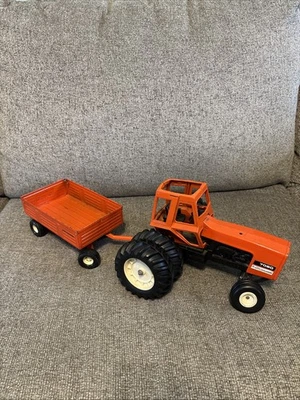 VINTAGE ORIGINAL ERTL 1/16 SCALE ALLIS CHALMERS 7080 FARM TOY TRACTOR - Image 1 of 4