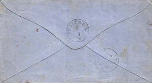 Thurn and Taxis, letter from Cassel with very rare stamp "Treis a.d. Lumbda", - Picture 1 of 2