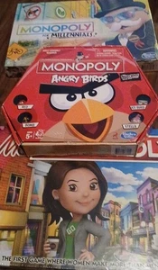Monopoly - Angry Birds, Ms., And Millennials.  All NIB  ****FREE Shipping - Picture 1 of 5