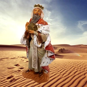 Fontanini Re Melchior 5” Saggio 72188 Made in Italy Presepe di Natale Romano - Foto 1 di 6