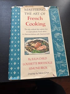 Mastering the Art of French Cooking Julia Child 1966 17th Printing Dust Jacket - Picture 1 of 15