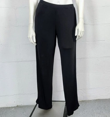 Pantalones de punto ajustados negros Jean Paul Gaultier Maille talla XL Foto 1 de 4