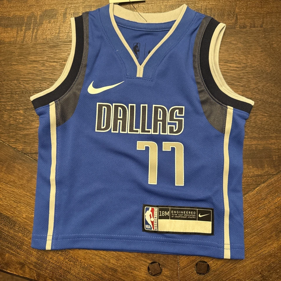 Nike Dallas Mavericks Luka Doncic #77 Jersey Infant Toddler 18 Month NBA