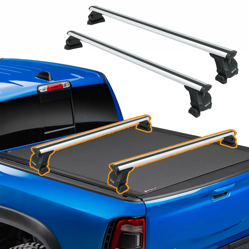 For Ford Maverick (2022-2025) | Bed Rack Cross Bars (Aluminum, Silver) - Image 1 of 4