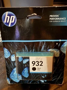GENUINE HP 932 New sealed Original Black Ink Cartridge Expired NEW - Picture 1 of 2