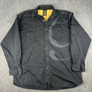 G-Unit Longsleeve Button Up Shirt 2XL Men’s Black Y2K Hip Hop 50 Cent Vintage - Picture 1 of 5