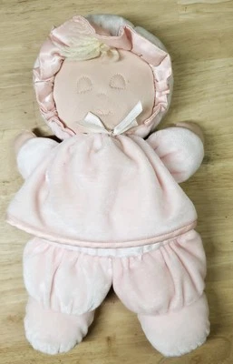 ВИНТАЖНАЯ КУКЛА EDEN SO SOFT BABY ВЕЛЮРОВАЯ МЯГКАЯ ПЛЮШЕВАЯ РОЗОВАЯ PJ'S Sleepy Eyes  - Изображение 1 из 3