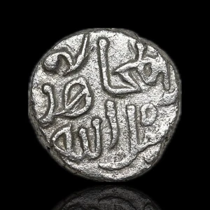 INDIA, Delhi. Maometto III, AD 1325-1351. Argento 6 Gani, Tye 443 - Foto 1 di 2