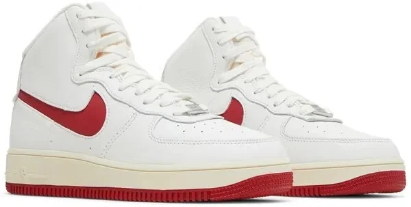 Nike Air Force 1 Sculpt High White Gym Red W