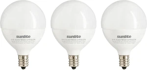 G16.5 Light Bulb LED, 7 Watts (60W Equiv.), 500 Lumens, Dimmable, Type G Globe S - Picture 1 of 7