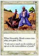 4x Venerable Monk MTG 7th Edition NM Magic Regular