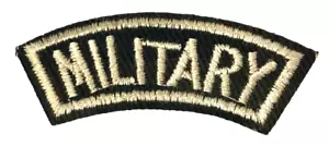 Patch cucito e stirare su ricamato abbigliamento cappelli giacche cappotto righe militari A534 - Foto 1 di 3