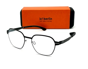 IC BERLIN THEDA Black / Clear 51mm Eyeglasses - Picture 1 of 4