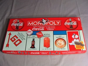 1 COCA-COLA Collector's Edition Monopoly Board Game In Original Box - Picture 1 of 11