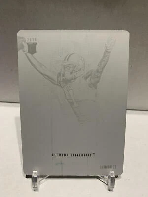 TRAYVON MULLEN Jr 2019 Panini Luminance ROOKIE INK Printing Plate Black 1/1 - Image 1 of 2