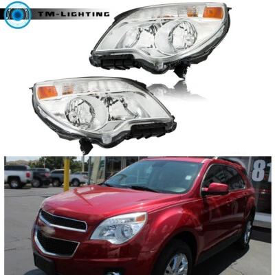 Headlights For 10 11 2012 2013 14 15 Chevy Equinox LT/LS Left&Right Side Halogen - Image 1 of 4