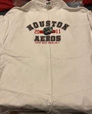 Houston Aeros AHL  Team Mens 2XL Logo Tshirt