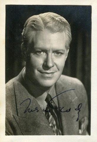 Nelson Eddy Let Freedom Ring Phantom of the Opera Singer Signed Autograph Photo Cover