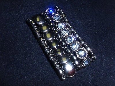 Park Lane Jewelry, "PERSUASION" hematite Bracelet w/Austrian crystals, NEW!!!  - Image 1 of 4