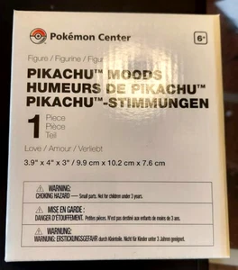 Pikachu Moods Love Struck Figure #4 NIB pokemon center new in box pocket monster - Picture 1 of 2