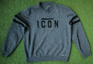 Dsquared2 Icon Gray Sweater Size XL - Picture 1 of 8