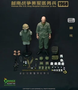 QORANGE QOTOYS QOM-1046 1/6 Vietnamkrieg U.S. Army Hospital Corpsman Figur Spielzeug - Bild 1 von 15