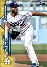 2020 Topps Update YELLOW #U-90 Clayton Kershaw - Los Angeles Dodgers AL (BB3)