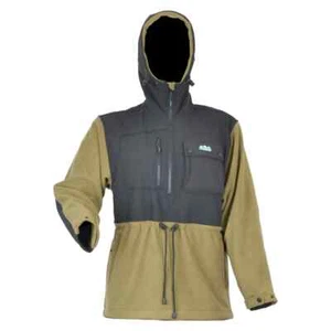 Ridgeline Women's Rubra Hybrid Fleece Smock - Teak
