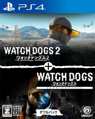 Unopened PS4 Watch Dogs 1 + 2 Double Pack Sony PlayStation 4 Ubisoft Sealed - Image 1 of 3