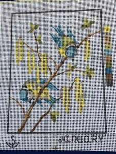 Birds Bird Tree Needlepoint Canvas 12 mesh Sew Stitch Picture NEW Needlecraft - Picture 1 of 2