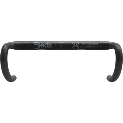 Road Bike Handlebars Deda Elementi Superleggera Carbon 35mm Black 46cm - Image 1 of 2