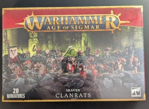 Warhammer Fantasy Battles Skaven 20 Clanrats Regiment - New Sealed - AOS 90-06 - Picture 1 of 8