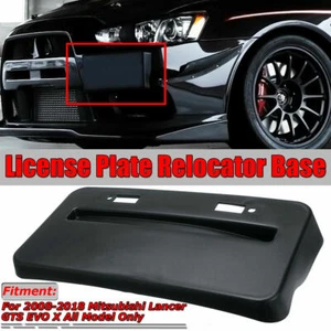 Base de reubicación de matrícula delantera para Mitsubishi Lancer GTS EVO X 2008-2018 - Imagen 1 de 6