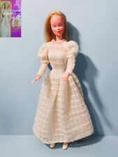 Vintage 1980 Barbie Standard Steffie Face Superstar 7382 in Beautiful Bride 9907