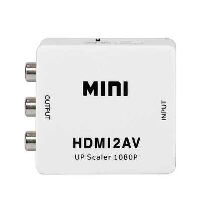 HDMI to RCA Converter 1080P AV Video Display Audio Analog Signal Output Adapter - Image 1 of 4