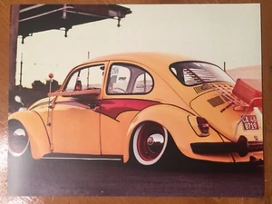 Tin Sign Vintage VW beetle 5 - Picture 1 of 1