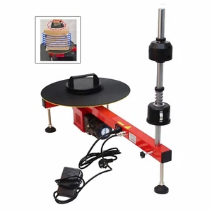 220 V Elektrische Stretchfolie Verpackungsmaschine 15,7" Drehteller Durchmesser 25W 6,6-110LBS - Bild 1 von 24