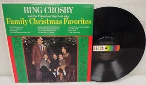 LP BING CROSBY Columbus Boychoir Family Christmas Favorites Decca DL-34487 NM - Picture 1 of 1