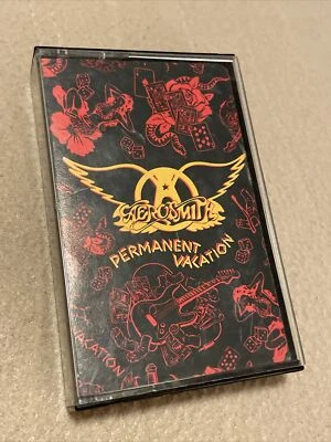 Aerosmith: Permanent Vacation Warner Bros. Records Cassette, 1987 TESTED VG - Image 1 of 4