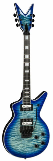 Dean CADISEL F QM OSB Electric Guitar - Blue