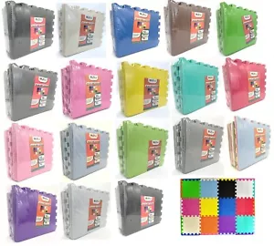 Eva Foam Baby Play Mat Soft Interlocking Floor Tiles Safe Matting for Kids Child - Picture 1 of 25