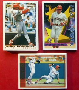 1995 1996 & 1997 Topps Texas Rangers Team Sets with Traded (56 cards) - Picture 1 of 5